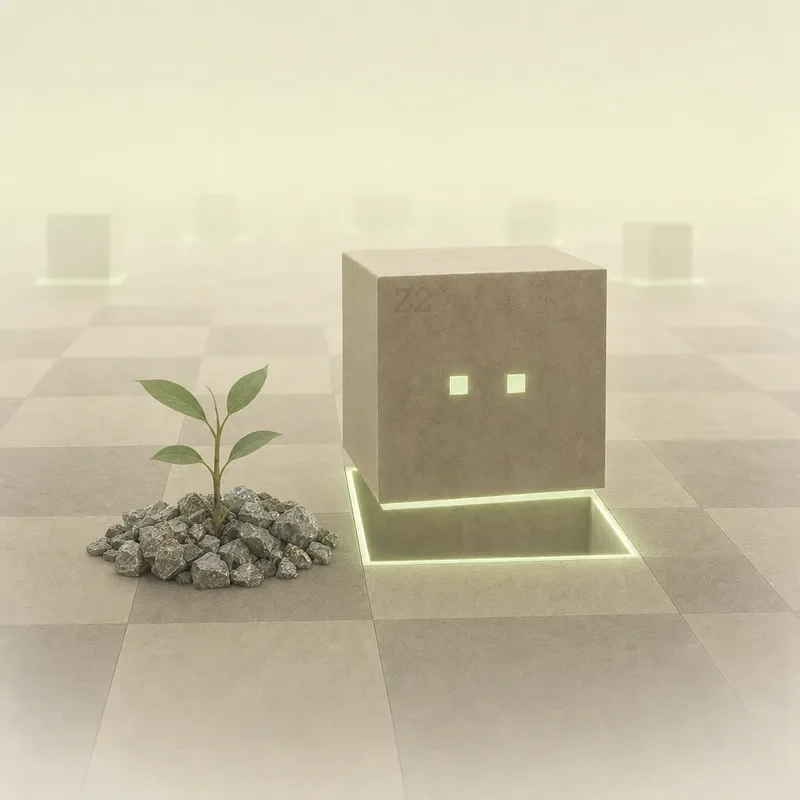 Sustainability AI Agent: Z2 cube character