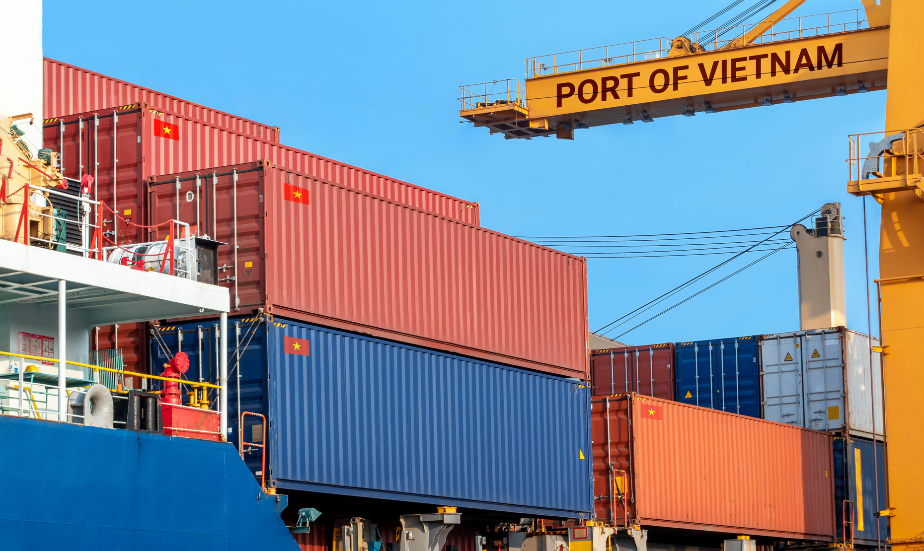 Vietnam major seaport container terminal
